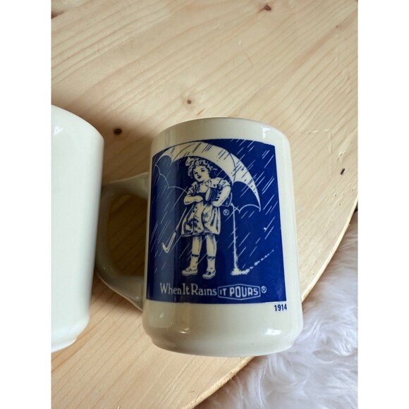 Morton Salt company mugs and creamer set - Picture 7 of 12